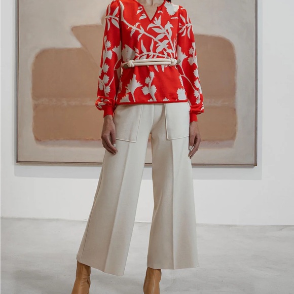 Knitted pants with front pockets - Picture 3 of 3